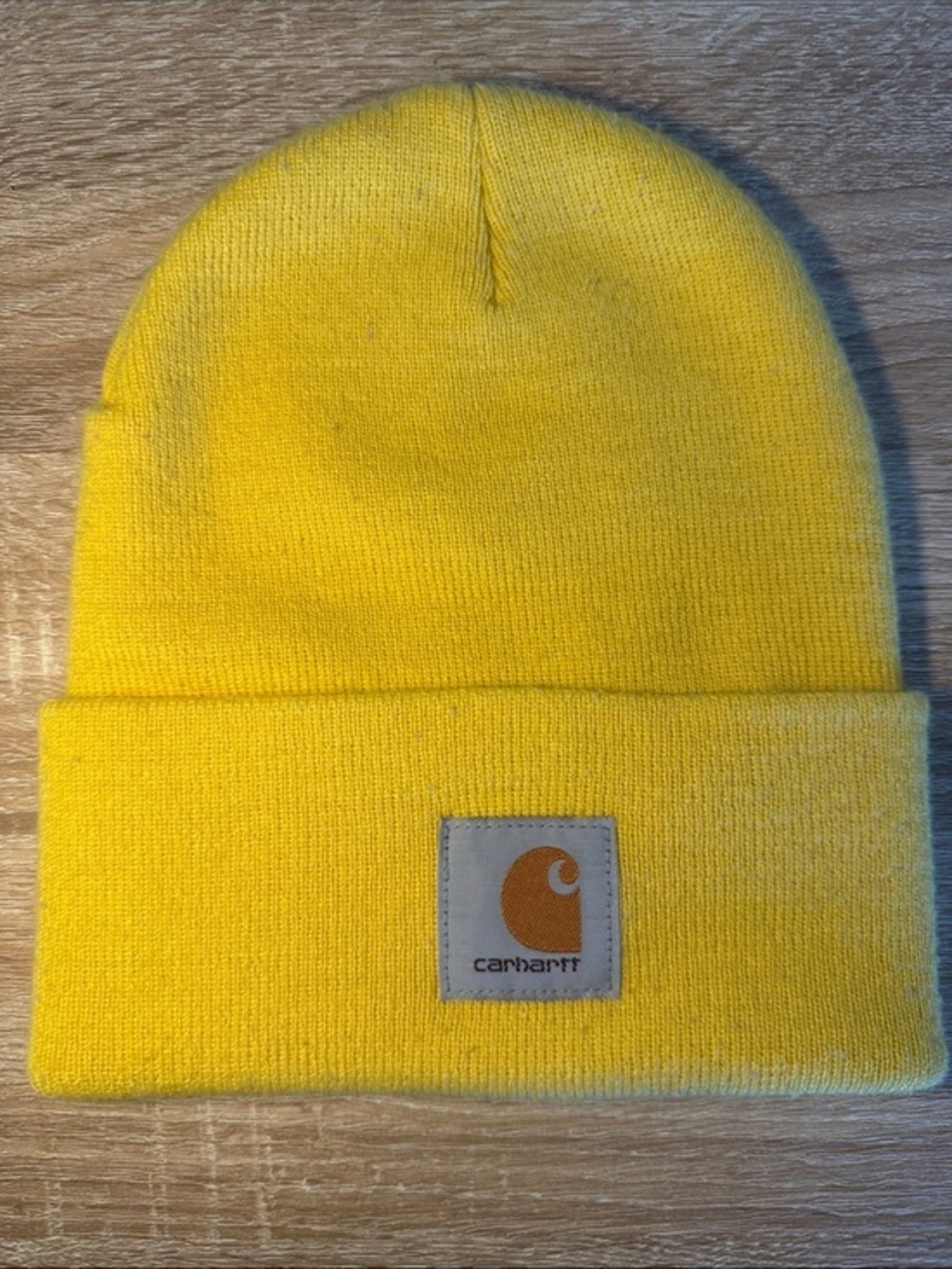 Carhartt Bright Yellow Knit Cuffed Beanie Unisex